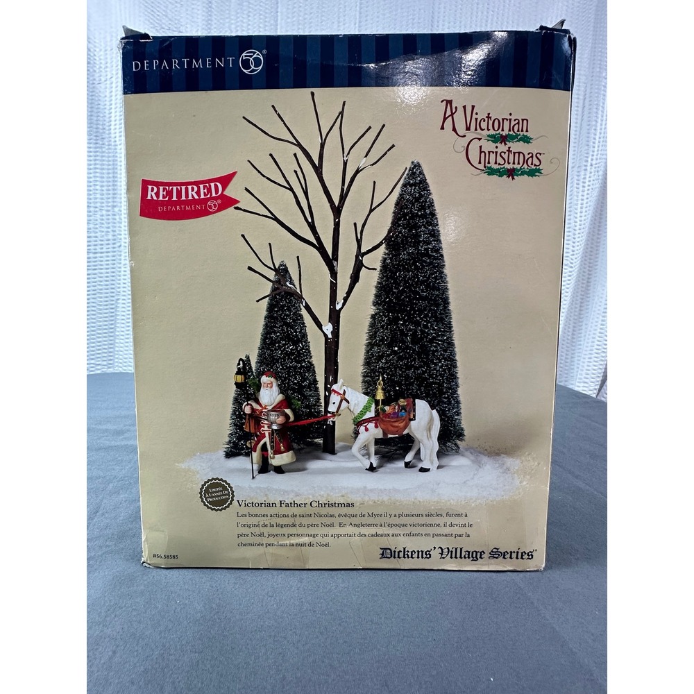 Department 56 Dickens Village Victorian Father Christmas #56.58585 RETIRED - Picture 2 of 10